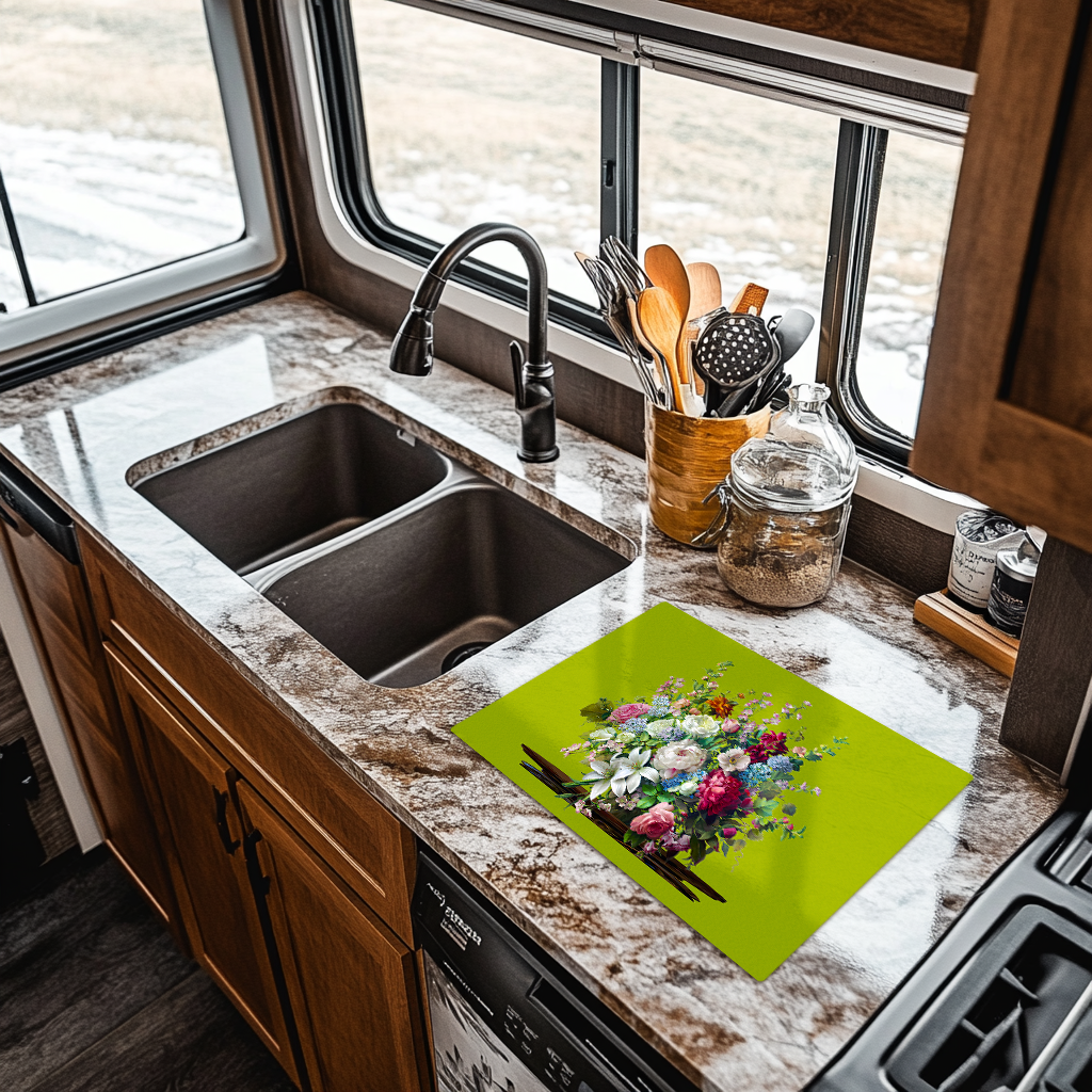 Kitchen Mat - Olive Green