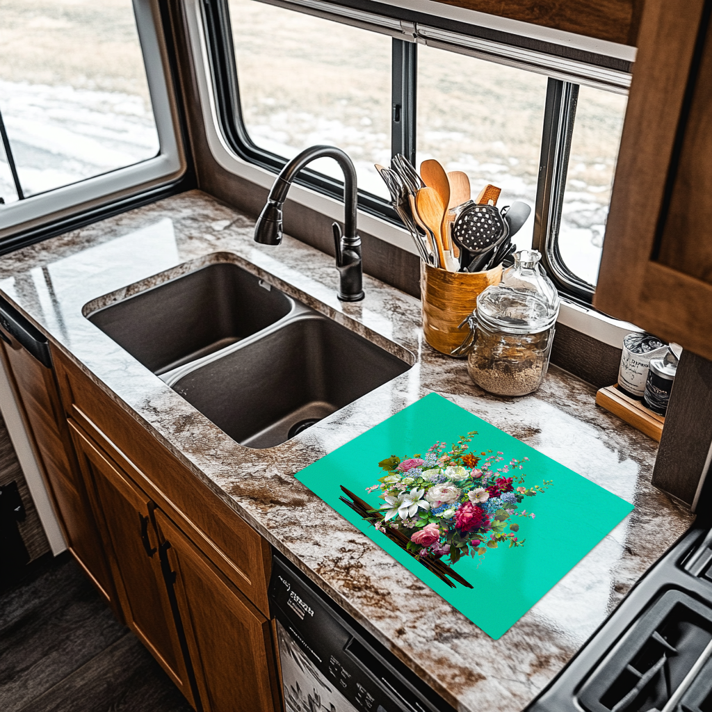 Kitchen Mat - Turquoise