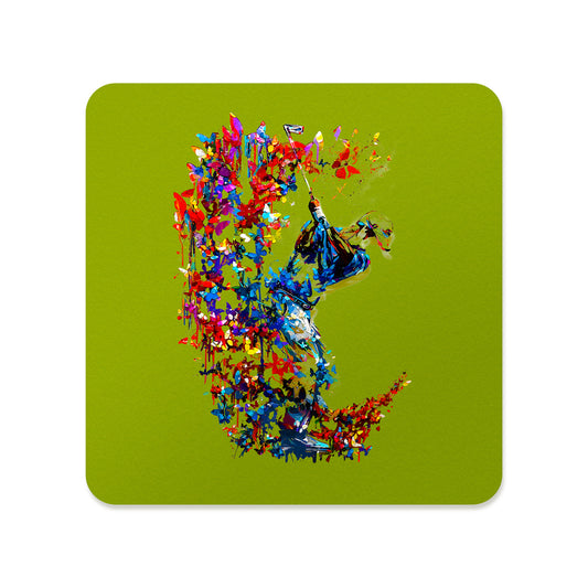 Floral Coaster - Golfer