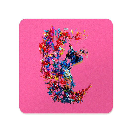 Floral Coaster - Golfer